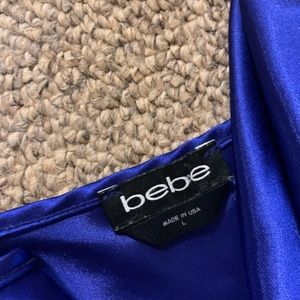 Satin midi slip dress